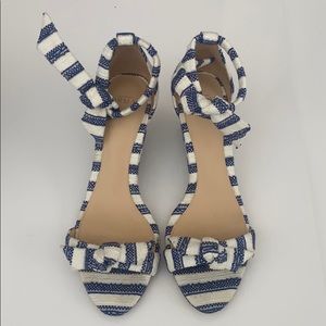 Alexandre Birman Clarita Striped 35 Wedge Sandal